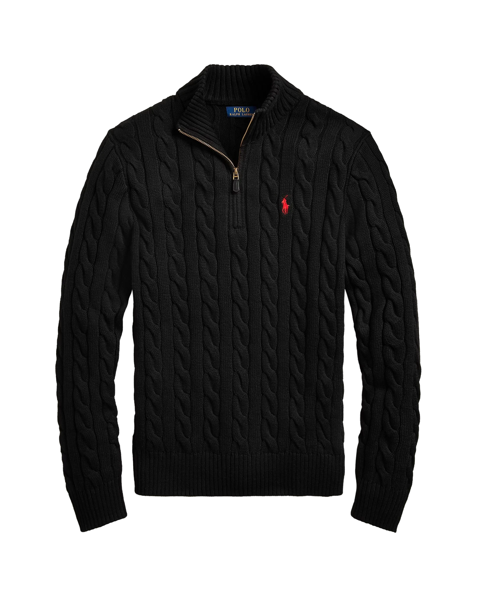 Camisola de algodão fecho-éclair curto