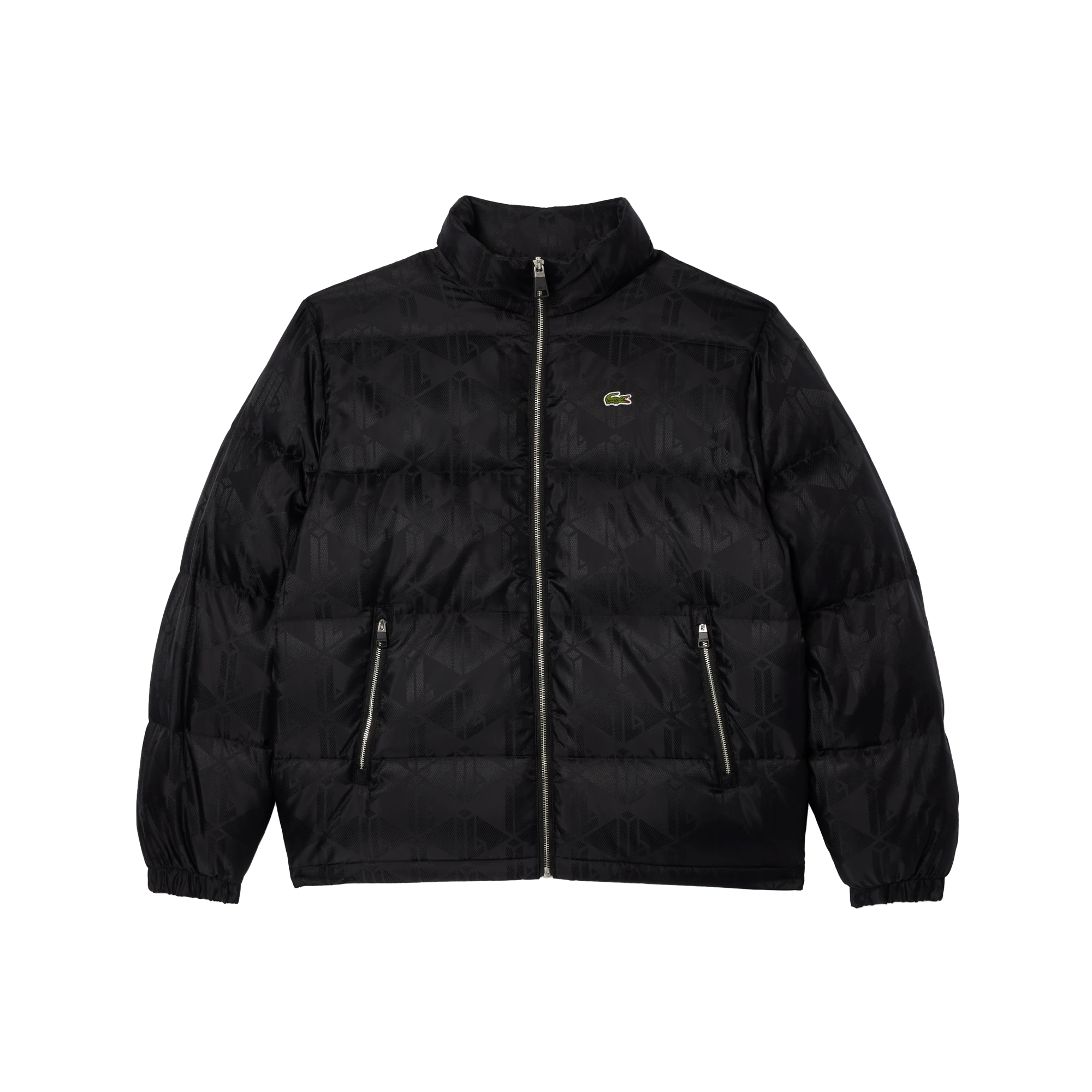 Blusão de Penugem em Jacquard Impermeável com Monograma