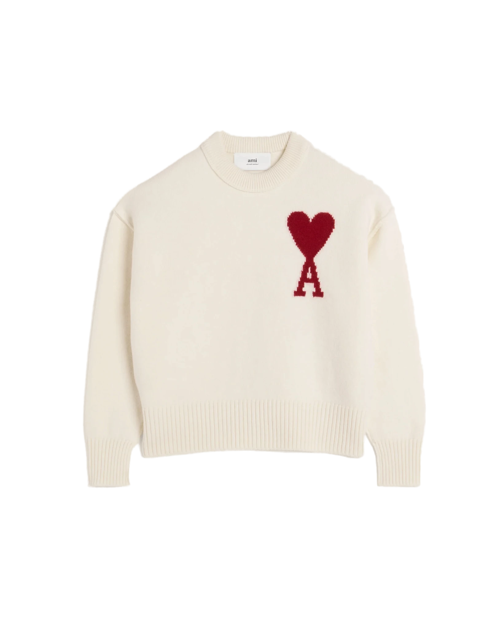 Black Wool de Coeur Sweater