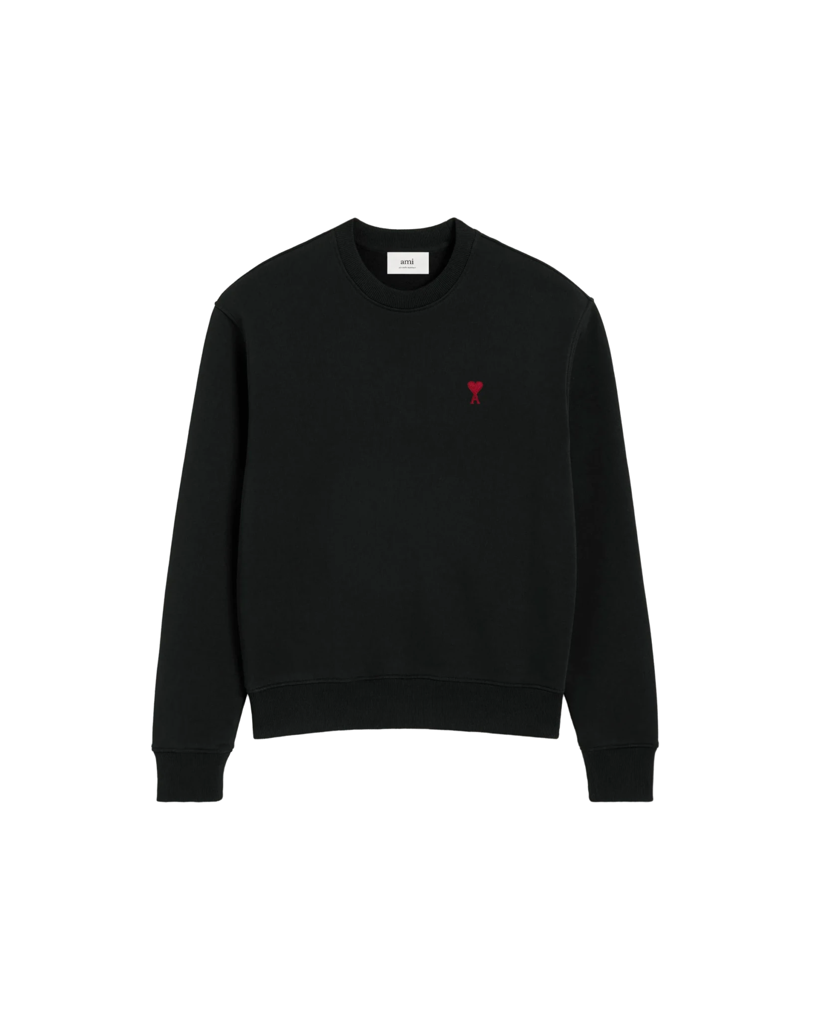 Black Cotton de Coeur Sweatshirt